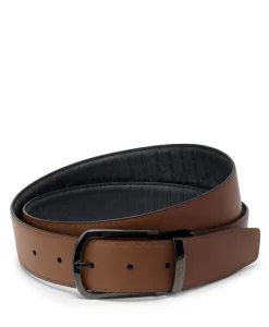 Belts Omkeerbare Leren Tumi Riem met T-reliëf, 35mm